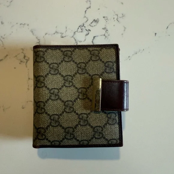 Gucci Monogram Bifold Wallet EUC - Picture 1 of 7